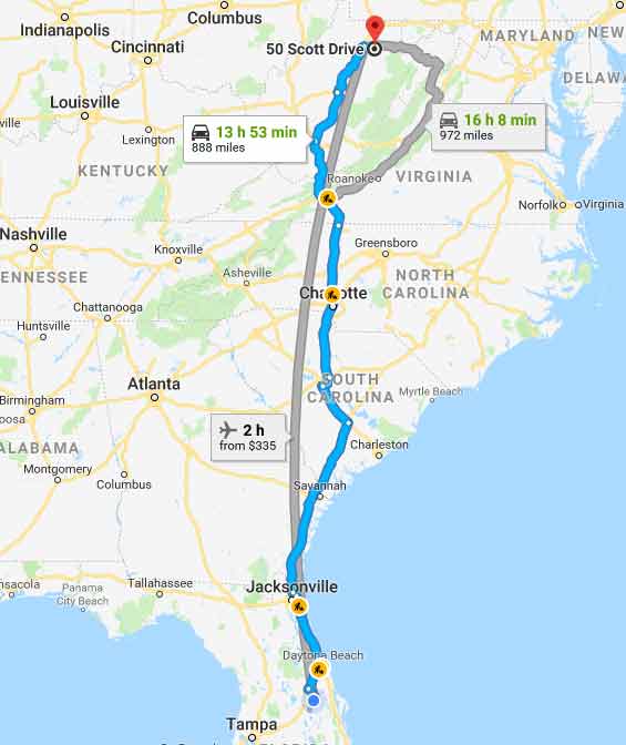 scattered ashes location